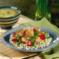 Stir-Fried Catfish with Cucumber Rice Stir-Fried Catfish with Cucumber Rice