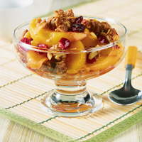Cranberry Peach Almond Crisp Cranberry Peach Almond Crisp