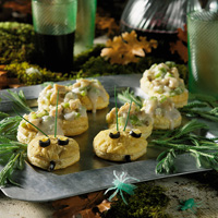 Caterpillar Chicken with Mushroom Ooze Caterpillar Chicken with Mushroom Ooze