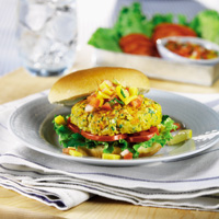 Chickpea Burger Chickpea Burger