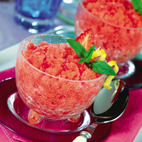 Strawberry Granita Strawberry Granita