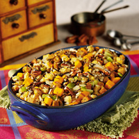 Sweet Potato, Raisin, Pecan, and Wild and White Rice Dressing Sweet Potato, Raisin, Pecan, and Wild and White Rice Dressing