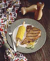 Honey-Lemon Glazed Veal Chop Honey-Lemon Glazed Veal Chop