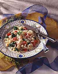 Broccoli, Scallop and Linguine Toss Broccoli, Scallop and Linguine Toss