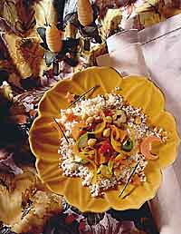 Couscous with Chickpeas and Vegetables Couscous with Chickpeas and Vegetables