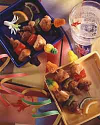 Spicy Orange Chicken Kabob Appetizers Spicy Orange Chicken Kabob Appetizers