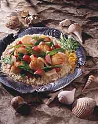 Stir-Fried Scallops with Vegetables Stir-Fried Scallops with Vegetables