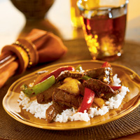 Three-Pepper Steak Three-Pepper Steak