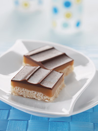 Gooey Caramel Chocolate Bars Gooey Caramel Chocolate Bars