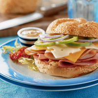 Stacked Kaiser with Sweet Spiced Spread Stacked Kaiser with Sweet Spiced Spread