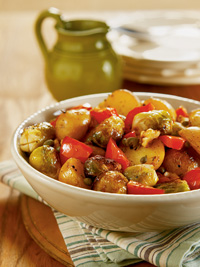 Roast Vegetable Salad with Capers and Walnuts Roast Vegetable Salad with Capers and Walnuts