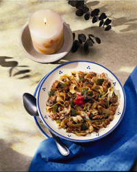 Beefy Turkey and Noodles Beefy Turkey and Noodles