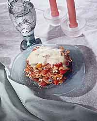 Triple Pepper Tomato Provolone Lasagna Triple Pepper Tomato Provolone Lasagna
