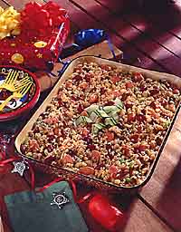 Family-Style Frankfurters with Rice and Red Beans Family-Style Frankfurters with Rice and Red Beans