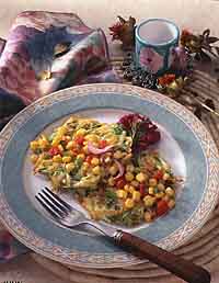 Potato-Zucchini Pancakes with Warm Corn Salsa Potato-Zucchini Pancakes with Warm Corn Salsa