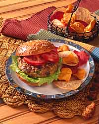 Middle Eastern Vegetable Grain Burger Middle Eastern Vegetable Grain Burger