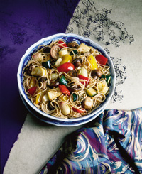 Roasted Vegetables with Noodles Roasted Vegetables with Noodles