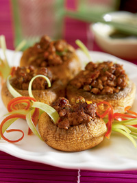 Chinatown Stuffed Mushrooms Chinatown Stuffed Mushrooms