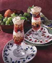 Triple Berry Breakfast Parfaits Triple Berry Breakfast Parfaits