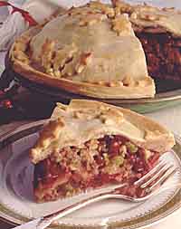Cranberry Apple Nut Pie Cranberry Apple Nut Pie