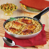Spanish Braised Chicken with Green Olives and Rice Spanish Braised Chicken with Green Olives and Rice