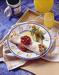 Scrambled Egg Burrito Scrambled Egg Burrito