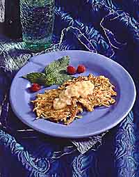 Sweet and Russet Potato Latkes Sweet and Russet Potato Latkes