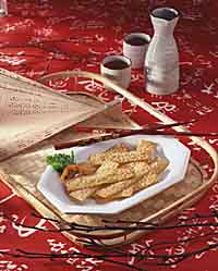 Spiced Sesame Wonton Crisps Spiced Sesame Wonton Crisps