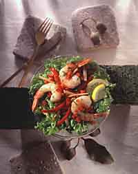 Jicama & Shrimp Cocktail with Roasted Red Pepper Sauce Jicama & Shrimp Cocktail with Roasted Red Pepper Sauce