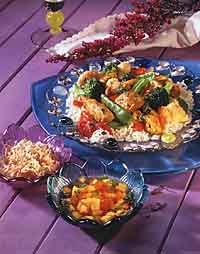 Curried Chicken & Vegetables with Rice Curried Chicken & Vegetables with Rice