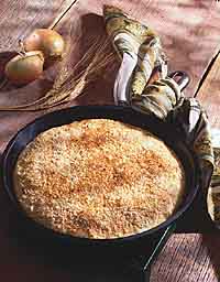Onion-Wheat Pan Bread Onion-Wheat Pan Bread