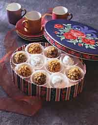 Black Russian, Brandy and Hazelnut Truffles Black Russian, Brandy and Hazelnut Truffles