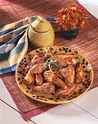Honey-Sauced Chicken Wings Honey-Sauced Chicken Wings