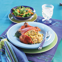 Vegetable-Stuffed Pork Chop Vegetable-Stuffed Pork Chop