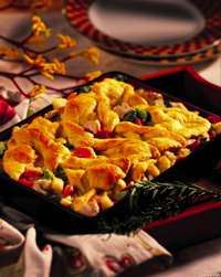 Turkey Vegetable Crescent Pie Turkey Vegetable Crescent Pie