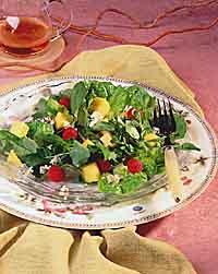 Raspberry Mango Salad Raspberry Mango Salad