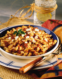 Fire-Roasted Tomatoes with Gemelli Pasta Fire-Roasted Tomatoes with Gemelli Pasta