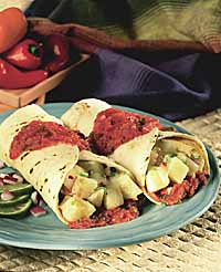 Cheese and Potato Burritos Cheese and Potato Burritos