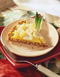 Tropical Fruit Coconut Tart Tropical Fruit Coconut Tart