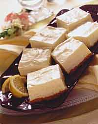 Lemon Mousse Squares Lemon Mousse Squares