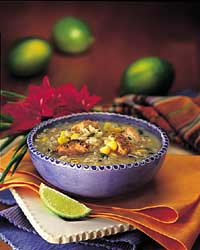Salmon, Corn & Barley Chowder Salmon, Corn & Barley Chowder