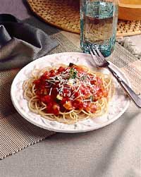 Speedy Spaghetti with Sausage Speedy Spaghetti with Sausage