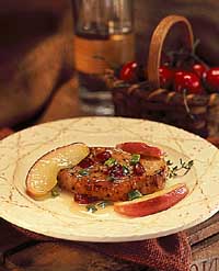 Apple-Cherry Glazed Pork Chop Apple-Cherry Glazed Pork Chop