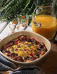 Sausage and Red Pepper Strata Sausage and Red Pepper Strata