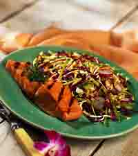 Teriyaki Salmon with Asian Slaw Teriyaki Salmon with Asian Slaw