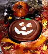 Jack-O'-Lantern Gingerbread Jack-O'-Lantern Gingerbread