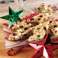 Coconut, Cherry & White Chocolate Bars Coconut, Cherry & White Chocolate Bars