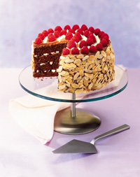 Chocolate-Raspberry Layer Cake Chocolate-Raspberry Layer Cake