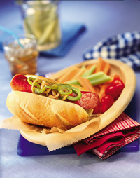 Slow-Cooked Kielbasa in a Bun Slow-Cooked Kielbasa in a Bun