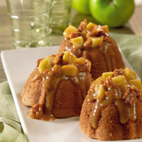 Apple-Walnut Glazed Spice Baby Cakes Apple-Walnut Glazed Spice Baby Cakes